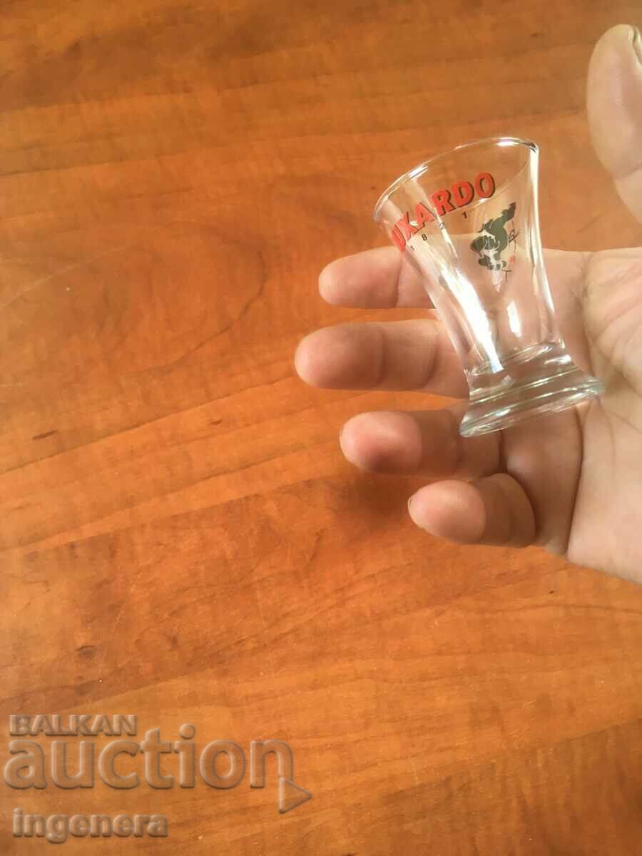 GLASS SHOT TEQUILA ADVERTISING GLASS-2 PCS - 5 GLASS SHOT TEQUILA ADVERTISING GLASS-2 PCS - 5