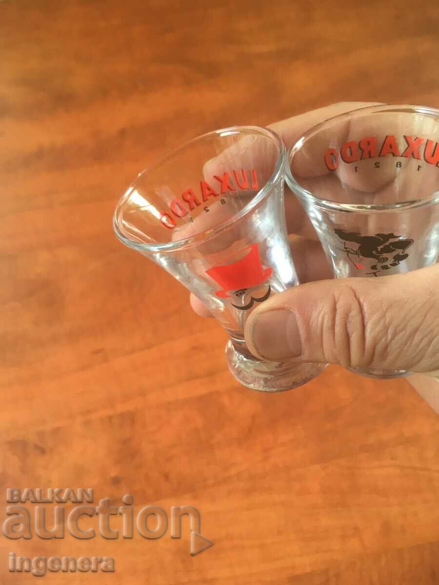 GLASS SHOT TEQUILA ADVERTISING GLASS-2 PCS - 7 GLASS SHOT TEQUILA ADVERTISING GLASS-2 PCS - 7