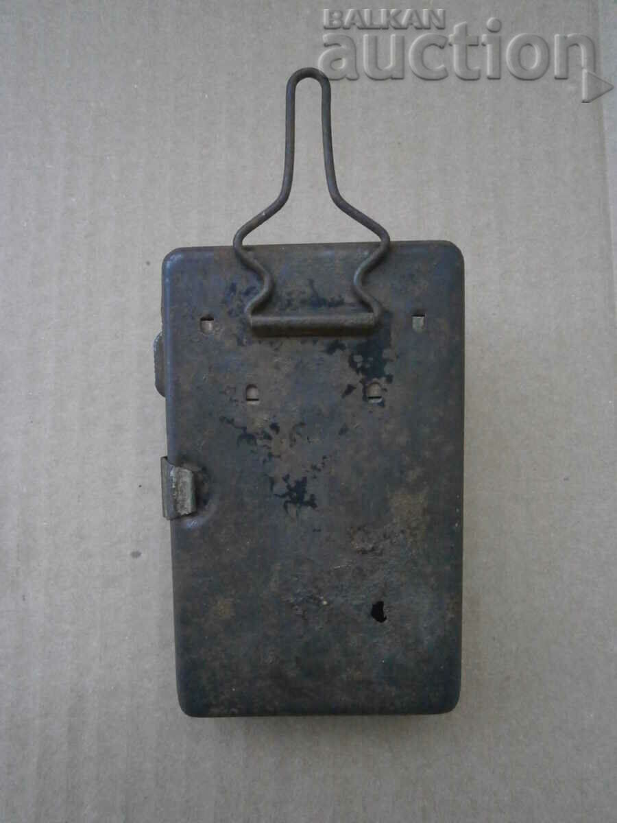 Auction MY DAY Germany WW1 WW2 antique flashlight with magnifying glass Auction MY DAY Germany WW1 WW2 antique flashlight with magnifying glass