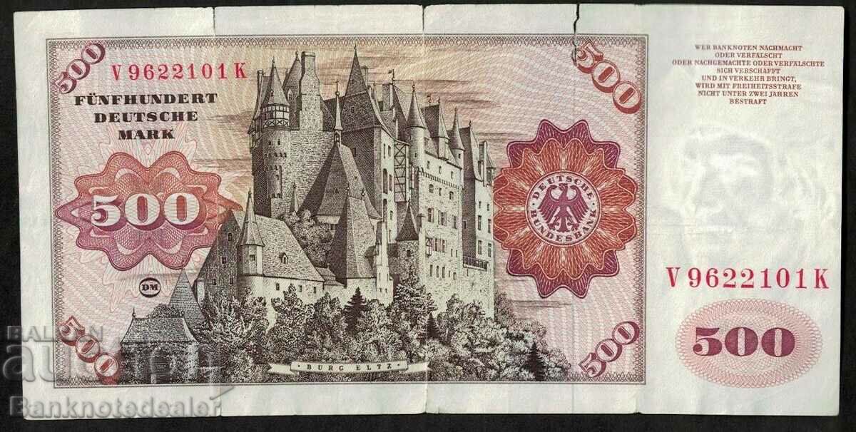 Germany 500 Deutsche Mark 1977 Pick 35b Ref 2101 with price 850.00 BGN | € 434.60 Germany 500 Deutsche Mark 1977 Pick 35b Ref 2101 with price 850.00 BGN | € 434.60