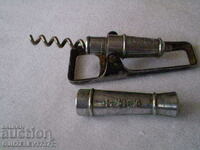 Old opener with corkscrew, cannon, USSR,