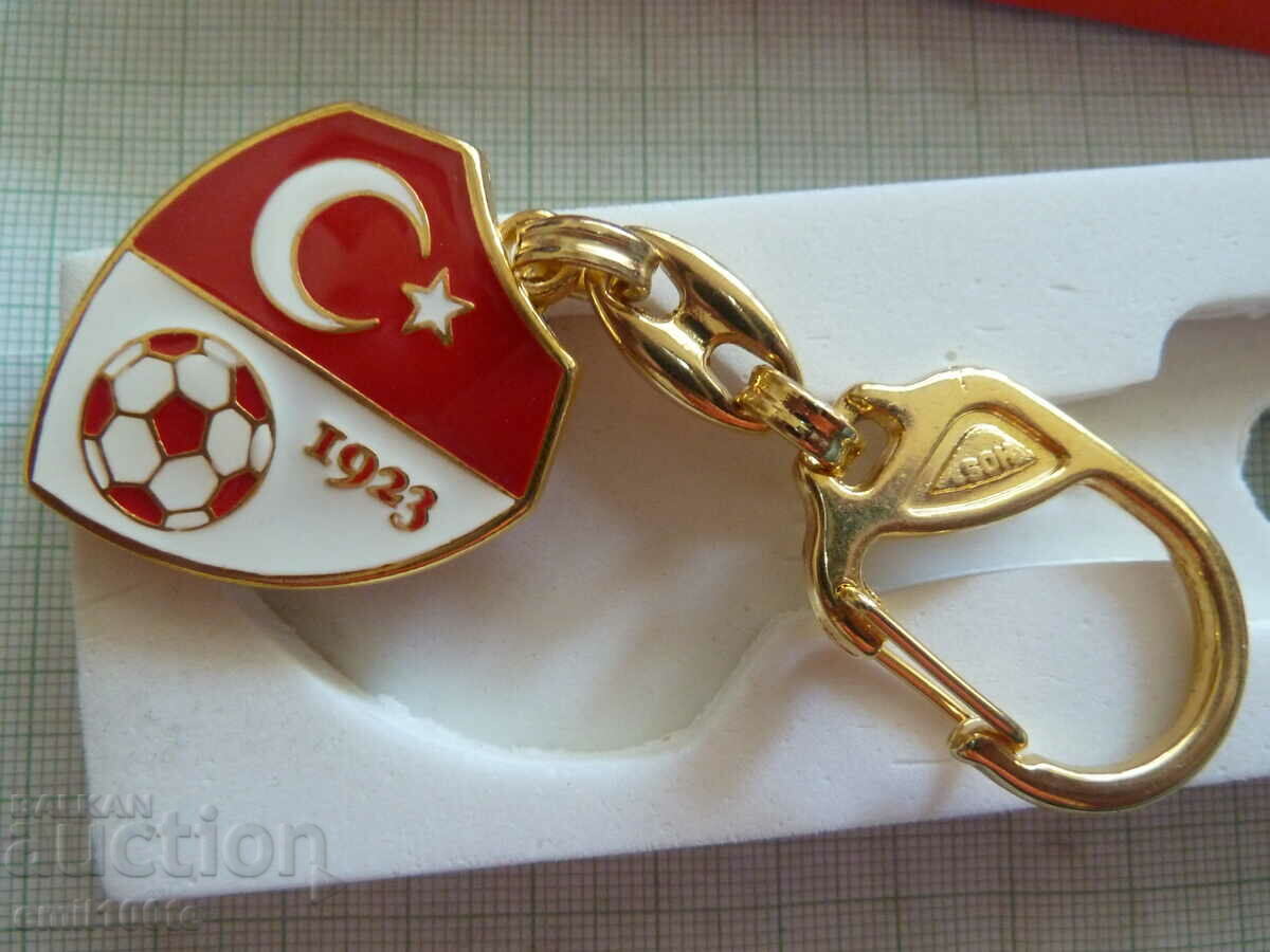 Delivery of Keychain Football Federation of Turkey - new in a box Delivery of Keychain Football Federation of Turkey - new in a box
