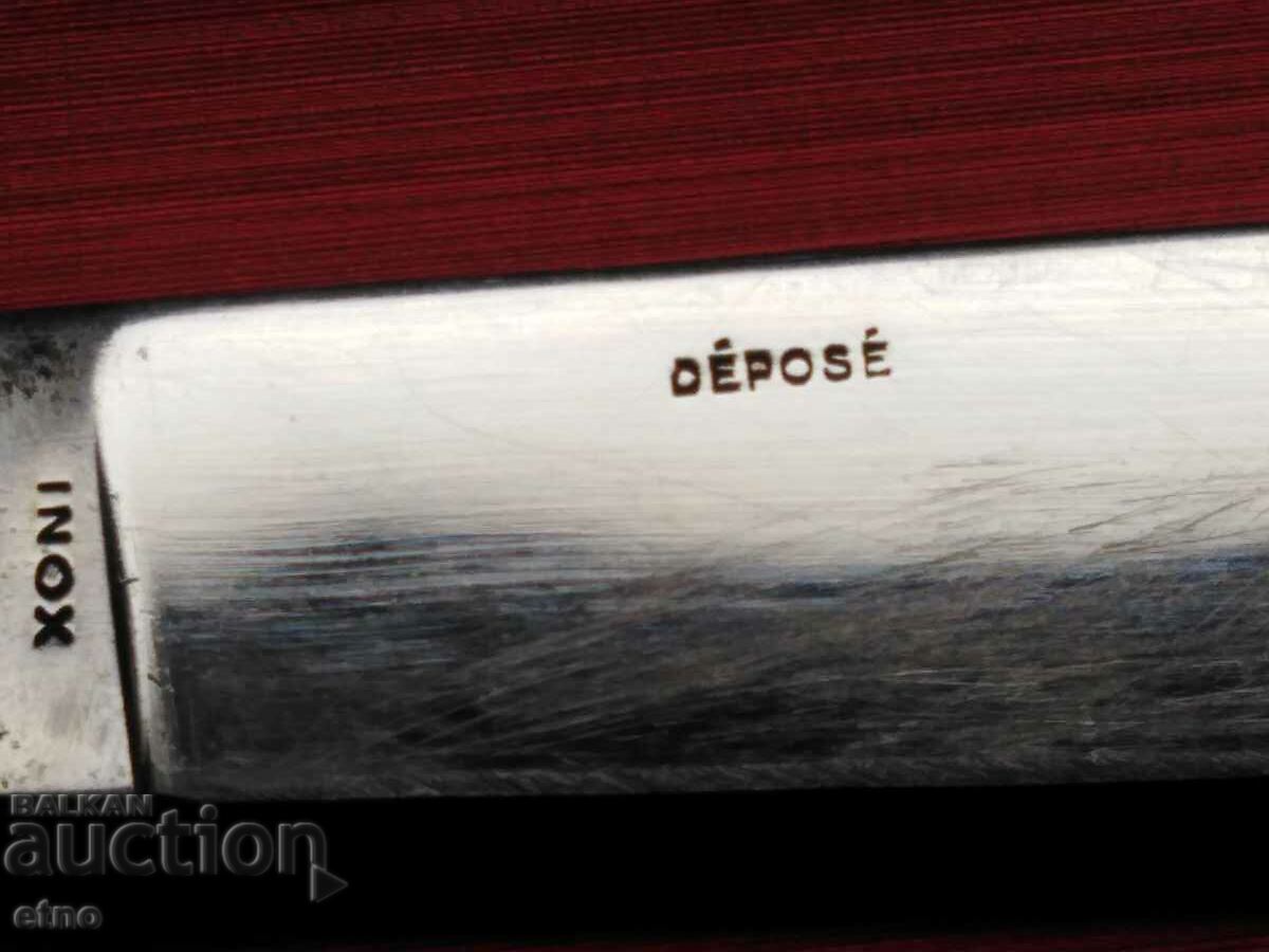 ΜΑΧΑΙΡΙ ΤΣΕΠΗΣ "DEPOSE" ΑΝΟΞΕΙΔΩΤΟ ΑΤΣΑΛΙ, DEPOSE με τιμή 85.00 BGN | € 43.46 ΜΑΧΑΙΡΙ ΤΣΕΠΗΣ "DEPOSE" ΑΝΟΞΕΙΔΩΤΟ ΑΤΣΑΛΙ, DEPOSE με τιμή 85.00 BGN | € 43.46