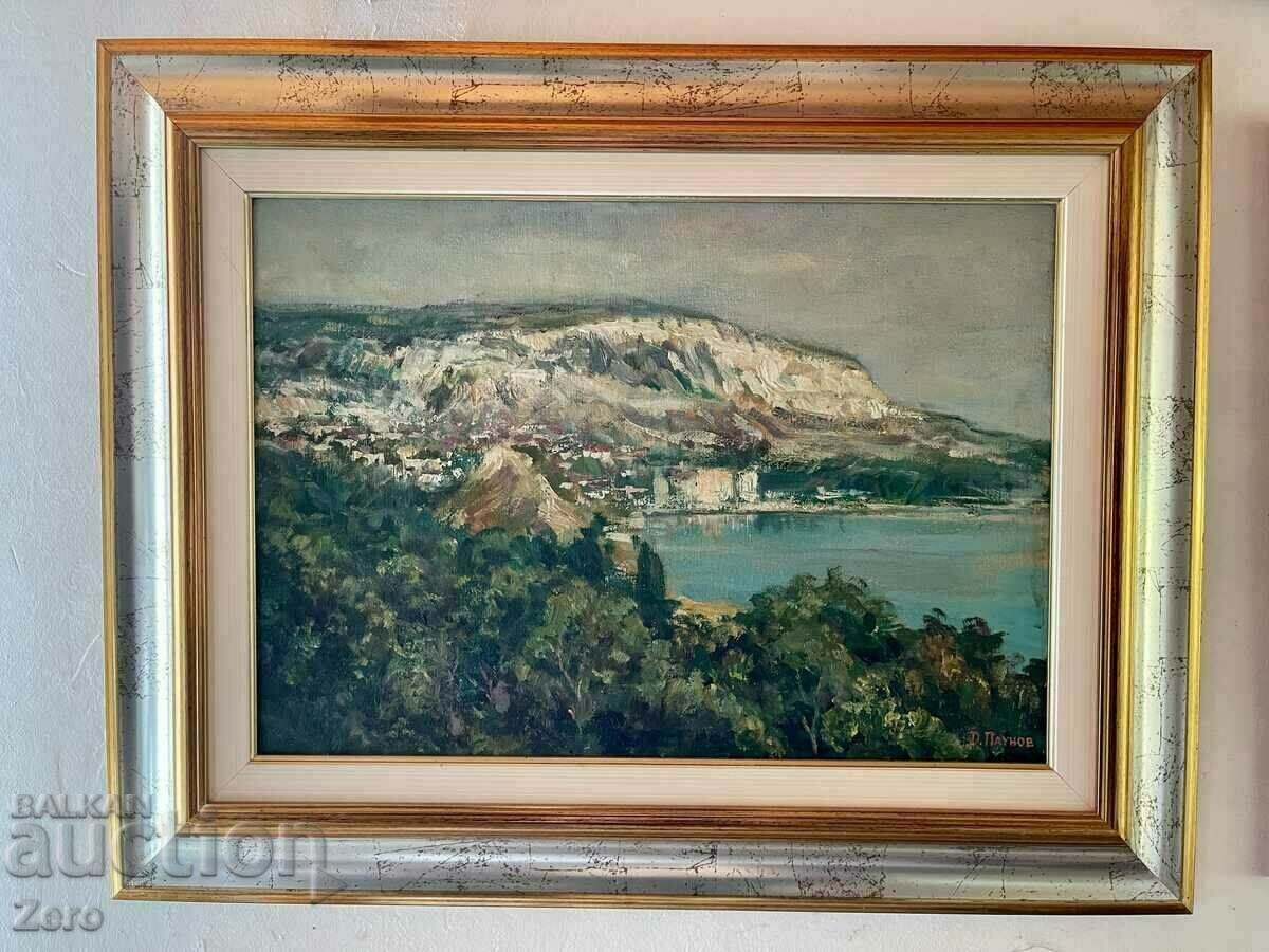 Balchik Dimitar Paunov 1888 - ? Oil Paints Canvas Signed