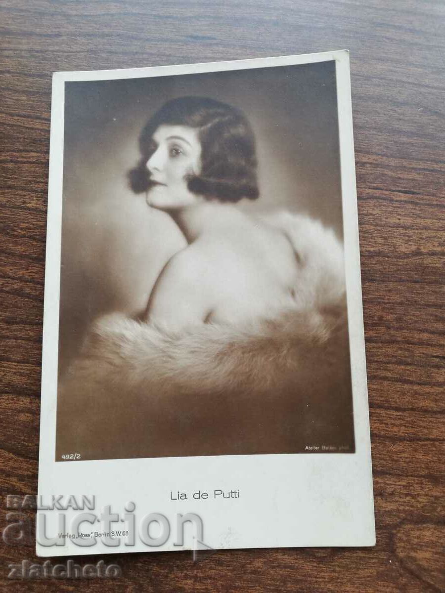Postcard - artists Lia de Putti