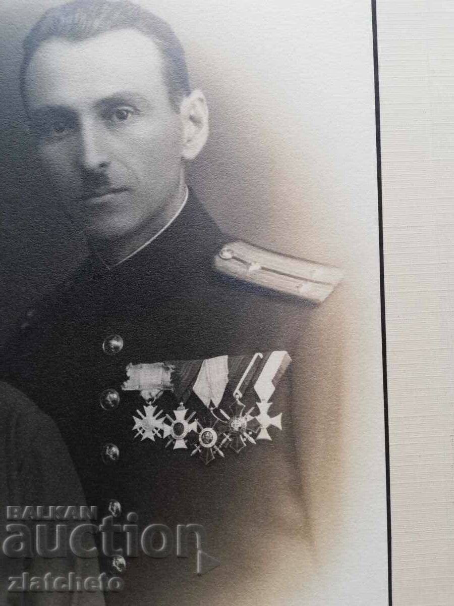 Доставка на Стара снимка - Царство България военен капитан Стара Загора Доставка на Стара снимка - Царство България военен капитан Стара Загора