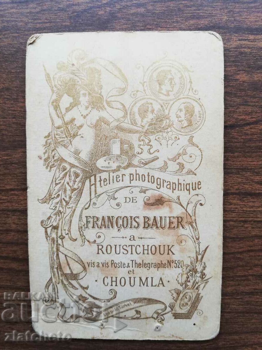 Auction Old cardboard photo - Franz Bauer atelier Auction Old cardboard photo - Franz Bauer atelier