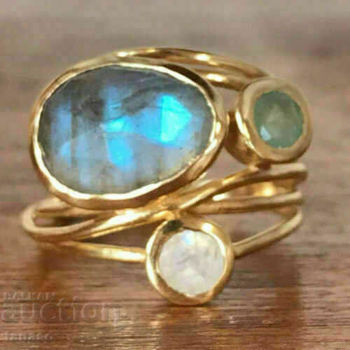 Opal ring, gilding with price 25.00 BGN | € 12.78 Opal ring, gilding with price 25.00 BGN | € 12.78