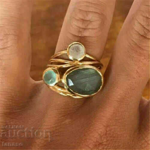 Auction Opal ring, gilding Auction Opal ring, gilding