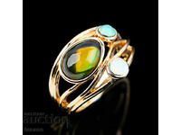 Opal ring, gilding