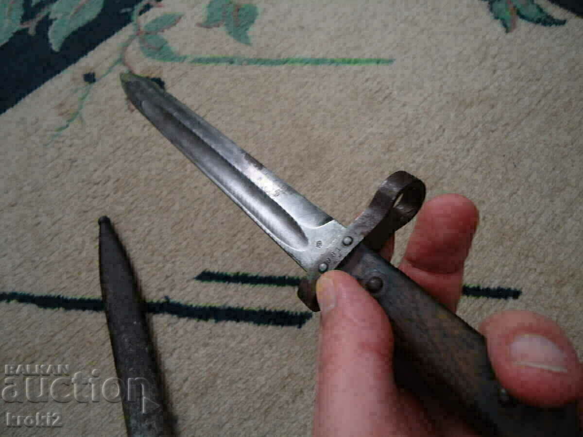 Old bayonet knife blade for manlicher 2 pcs - 5 Old bayonet knife blade for manlicher 2 pcs - 5