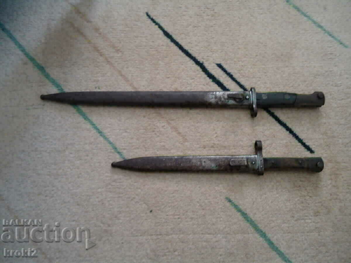 Old bayonet knife blade for manlicher 2 pcs