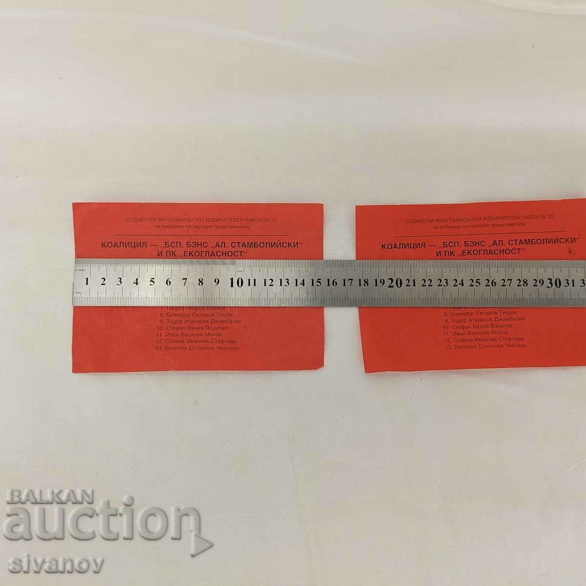 Buletine vechi 1994 25-a MIR Sofia B0146 - 5 Buletine vechi 1994 25-a MIR Sofia B0146 - 5