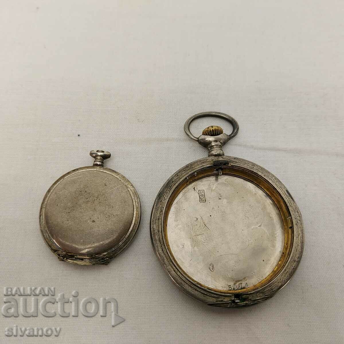 Delivery of Old silver covers for pocket watches Zenith B0142