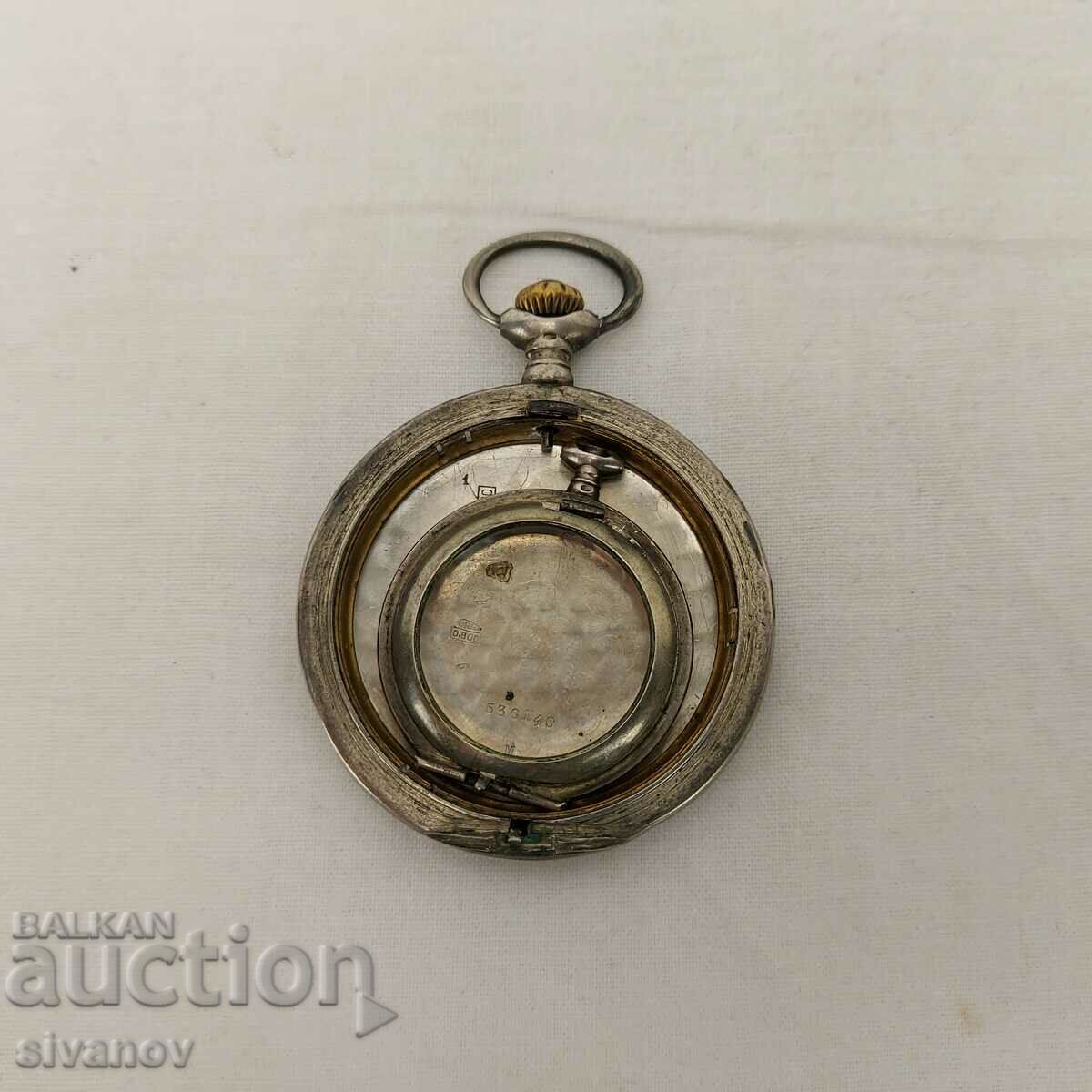Old silver covers for pocket watches Zenith B0142 - 7