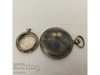 Παλιά ασημένια καπάκια για ρολόγια τσέπης Zenith ith1595