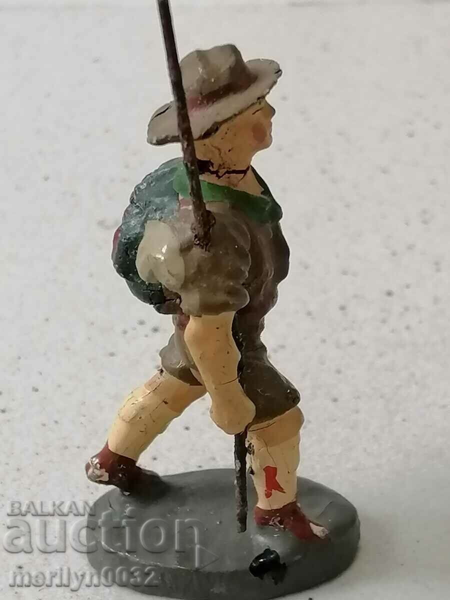 Delivery of Cowboy figure figure ELASTOLIN Germany 20-30 years of plastic