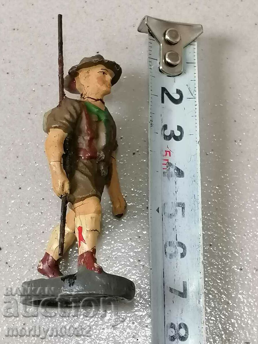 Cowboy figure figure ELASTOLIN Germany 20-30 years of plastic - 6