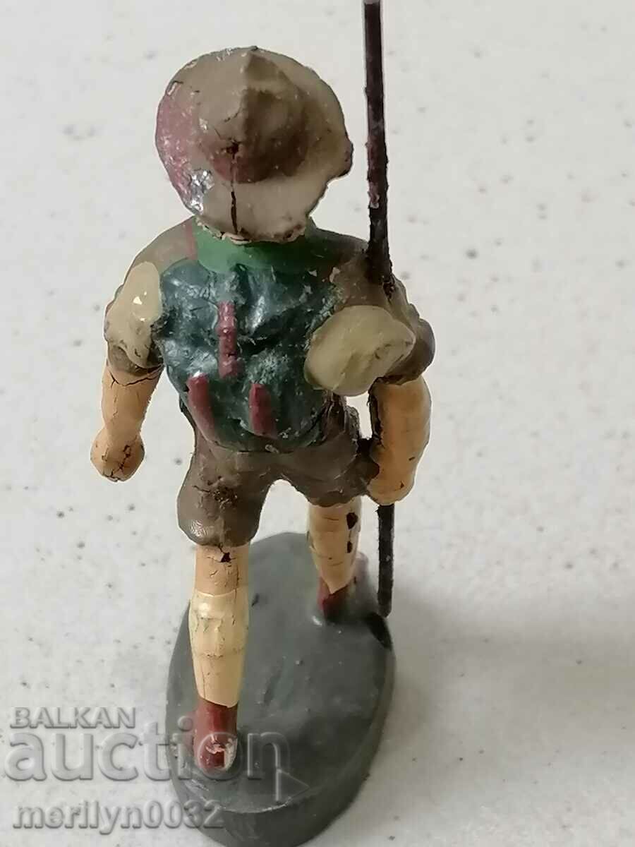 Cowboy figure figure ELASTOLIN Germany 20-30 years of plastic - 7