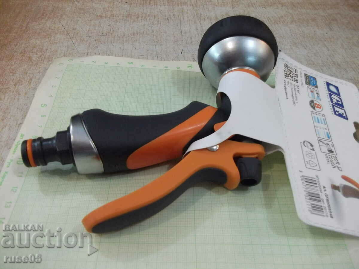 Delivery of Metal pistol with rubber and quick connection G.F. for watering new