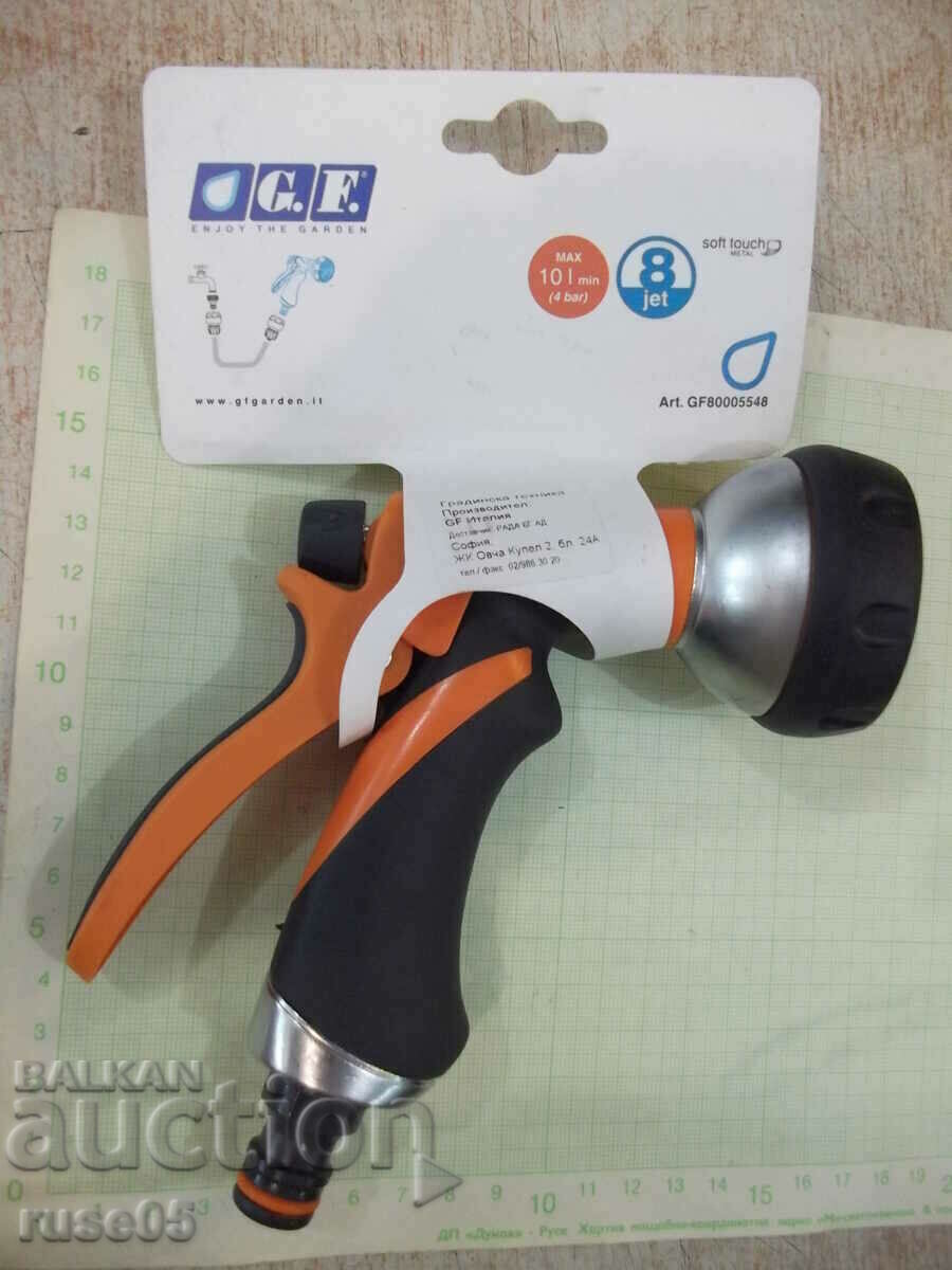 Metal pistol with rubber and quick connection G.F. for watering new - 5