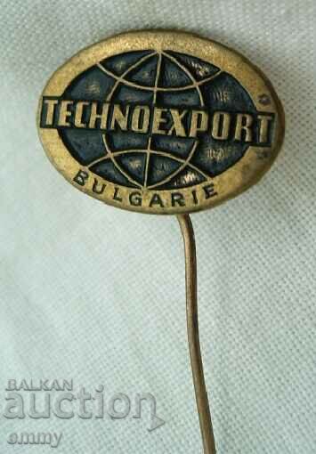 Badge Technoexport, Technoexport Bulgaria with price 1.00 BGN | € 0.51 Badge Technoexport, Technoexport Bulgaria with price 1.00 BGN | € 0.51