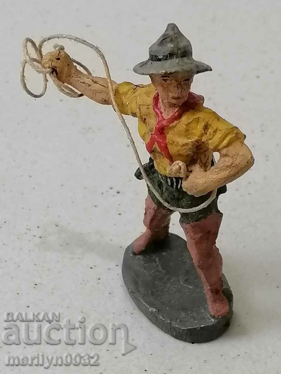 Auction Cowboy figure ELASTOLIN Germany 20-30 years of plastic Auction Cowboy figure ELASTOLIN Germany 20-30 years of plastic