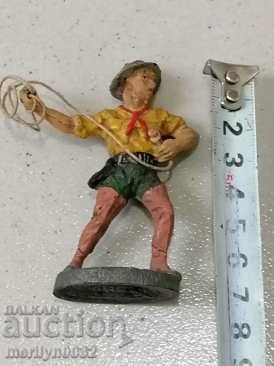 Delivery of Cowboy figure ELASTOLIN Germany 20-30 years of plastic Delivery of Cowboy figure ELASTOLIN Germany 20-30 years of plastic