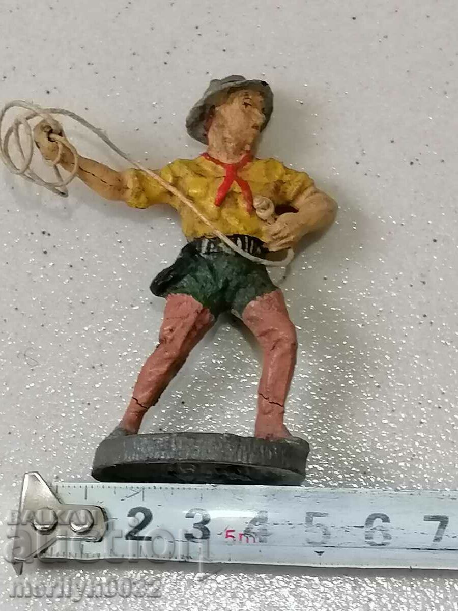 Cowboy figure ELASTOLIN Germany 20-30 years of plastic - 5 Cowboy figure ELASTOLIN Germany 20-30 years of plastic - 5