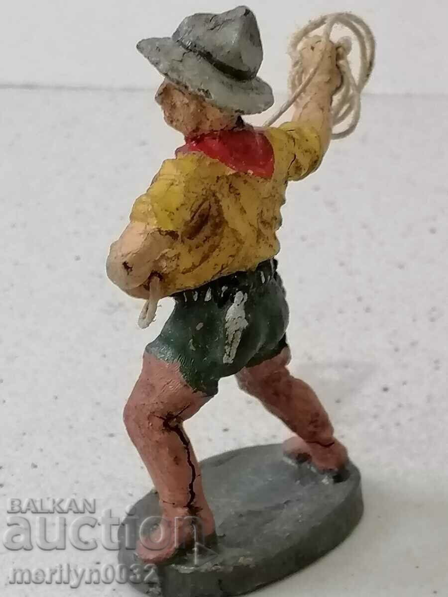 Cowboy figure ELASTOLIN Germany 20-30 years of plastic - 7 Cowboy figure ELASTOLIN Germany 20-30 years of plastic - 7