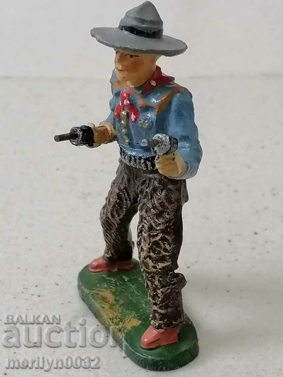 Delivery of Cowboy figure ELASTOLIN Germany 20-30 years of plastic Delivery of Cowboy figure ELASTOLIN Germany 20-30 years of plastic