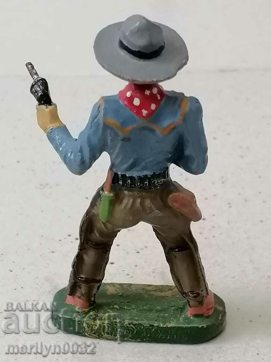 Cowboy figure ELASTOLIN Germany 20-30 years of plastic - 7 Cowboy figure ELASTOLIN Germany 20-30 years of plastic - 7