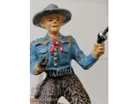 Figura de cowboy ELASTOLIN Germania 20-30 ani din plastic