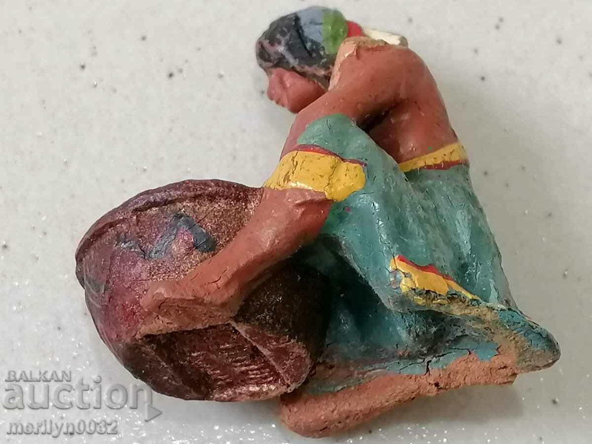 Indian figure ELASTOLIN Germany 20-30 years of plastic - 6 Indian figure ELASTOLIN Germany 20-30 years of plastic - 6