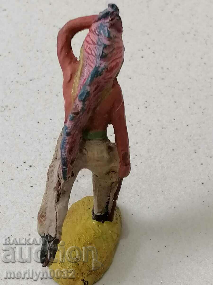 Delivery of Indian figure ELASTOLIN Germany 20-30 years of plastic Delivery of Indian figure ELASTOLIN Germany 20-30 years of plastic