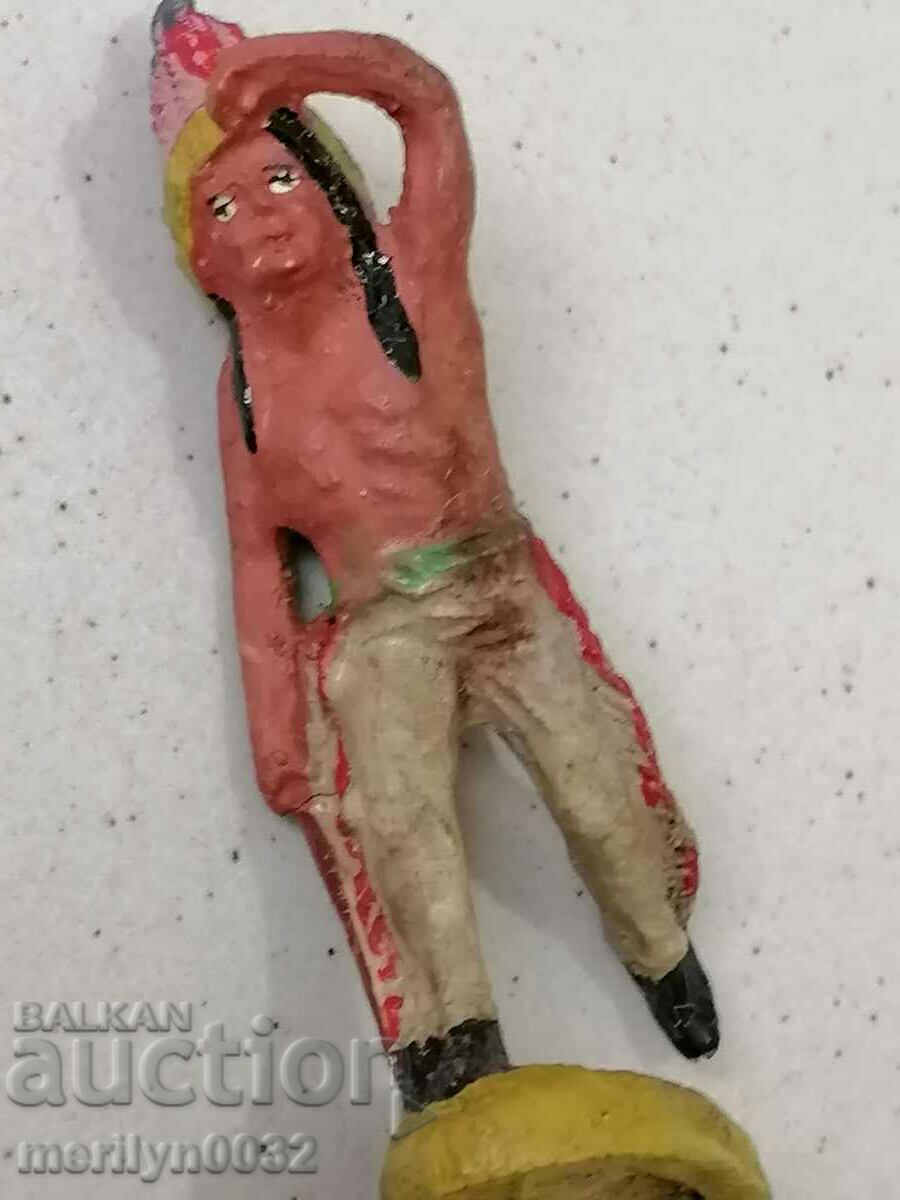 Indian figure ELASTOLIN Germany 20-30 years of plastic - 6 Indian figure ELASTOLIN Germany 20-30 years of plastic - 6