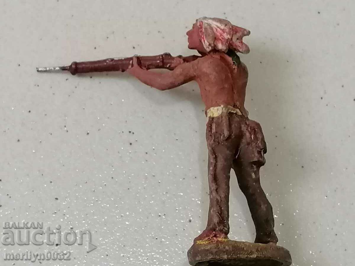 Auction Indian figure ELASTOLIN Germany 20-30 years of plastic Auction Indian figure ELASTOLIN Germany 20-30 years of plastic