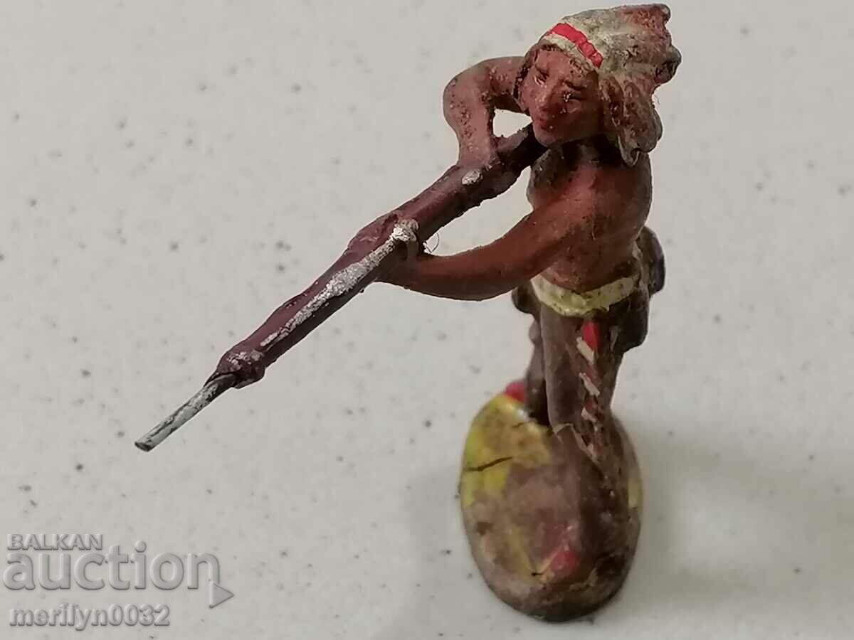 Indian figure ELASTOLIN Germany 20-30 years of plastic - 7 Indian figure ELASTOLIN Germany 20-30 years of plastic - 7