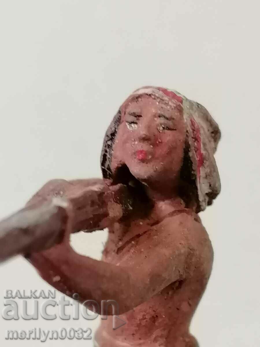 Figura indiană ELASTOLIN Germania 20-30 de ani din plastic