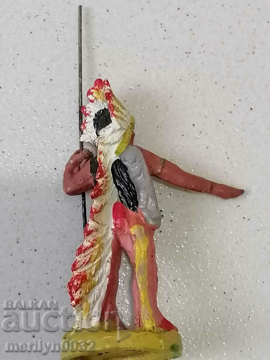 Indian figure ELASTOLIN Germany 20-30 years of plastic - 6 Indian figure ELASTOLIN Germany 20-30 years of plastic - 6