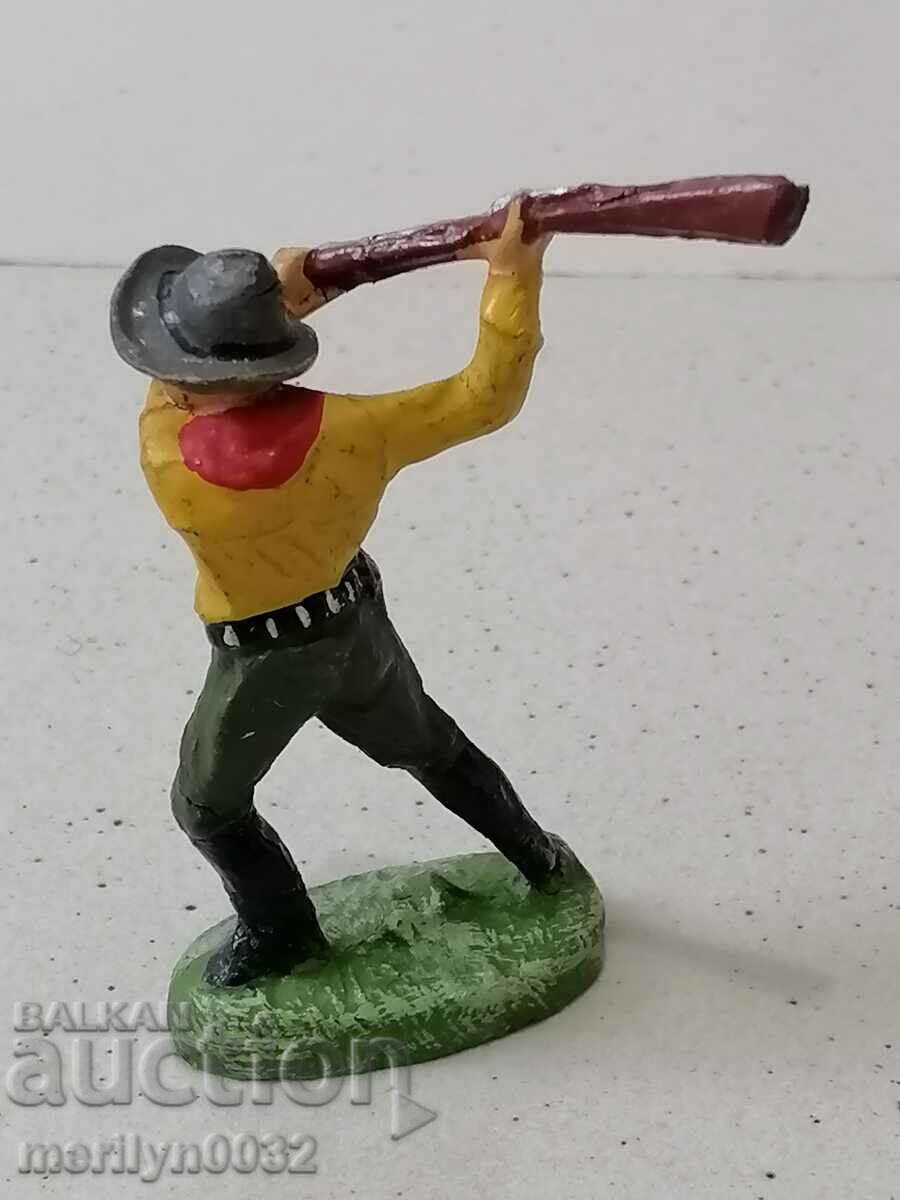 Auction Cowboy figure ELASTOLIN Germany 20-30 years of plastic Auction Cowboy figure ELASTOLIN Germany 20-30 years of plastic
