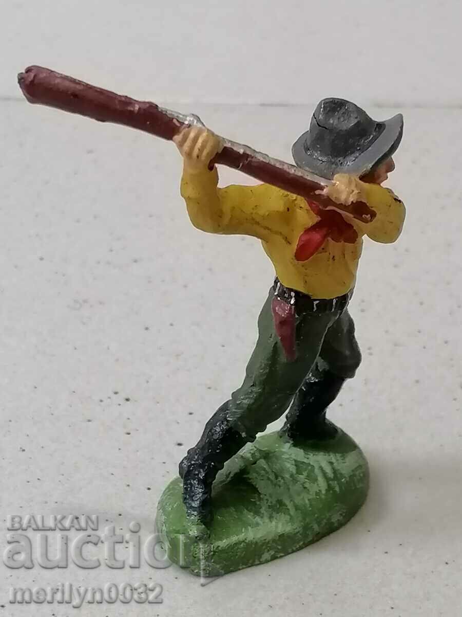 Cowboy figure ELASTOLIN Germany 20-30 years of plastic - 6 Cowboy figure ELASTOLIN Germany 20-30 years of plastic - 6