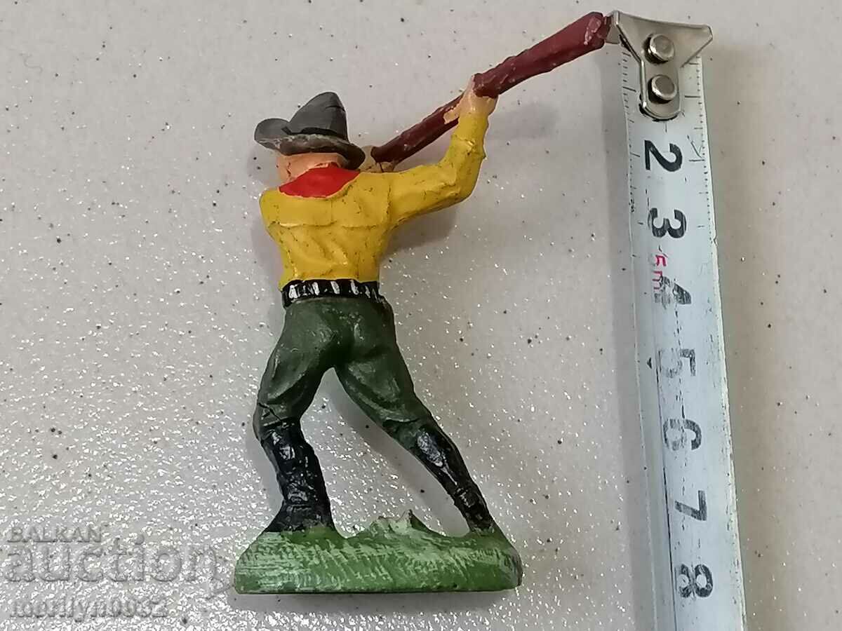 Cowboy figure ELASTOLIN Germany 20-30 years of plastic - 7 Cowboy figure ELASTOLIN Germany 20-30 years of plastic - 7