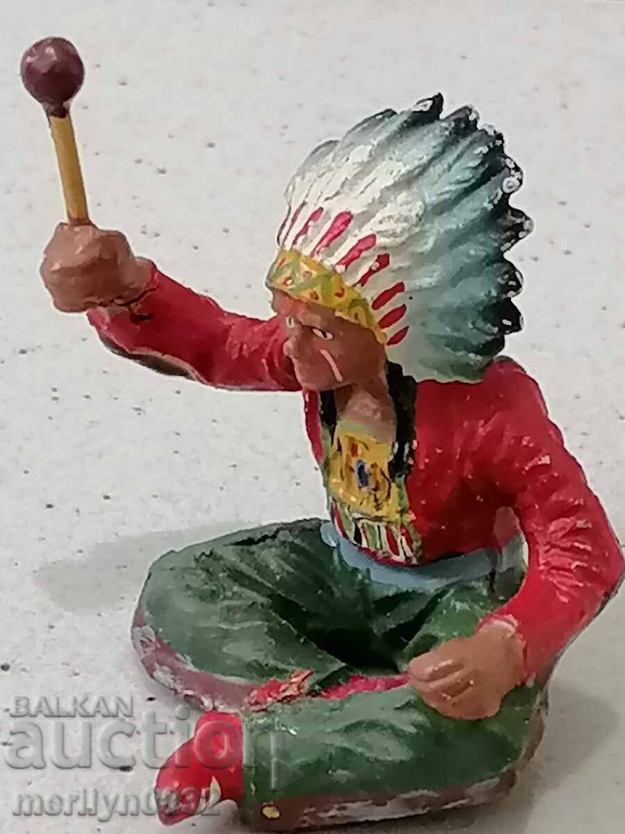 Auction Indian figure ELASTOLIN Germany 20-30 years of plastic Auction Indian figure ELASTOLIN Germany 20-30 years of plastic