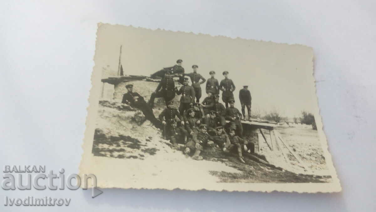 Снимка Шумен Офицери и войници 1939