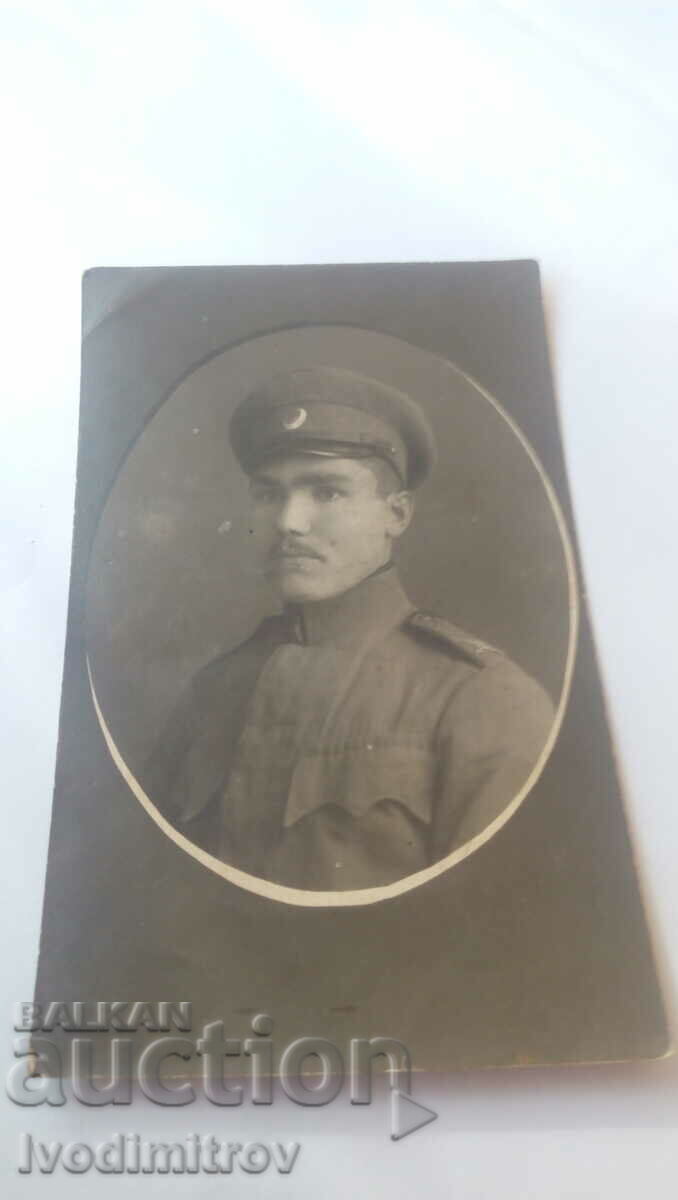 Fotografie cu ofițer prinț 1918