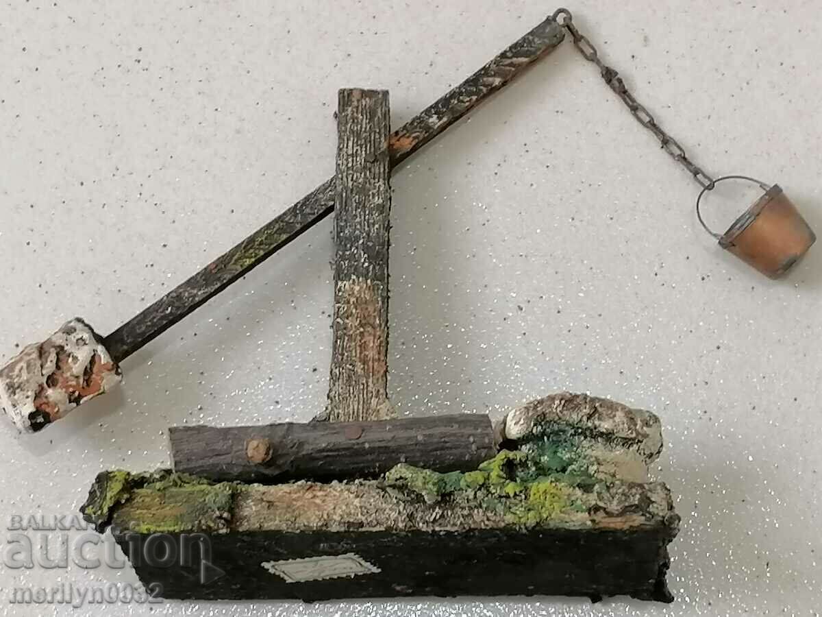 Auction  Well figure ELASTOLIN Germany 20-30 years old toy