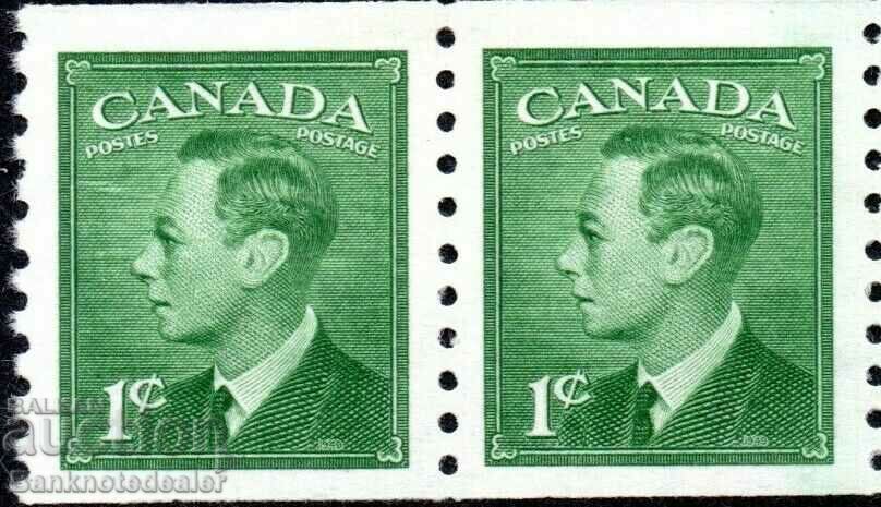 Canada 1c green 1950 Coil Sg 419 Stamps