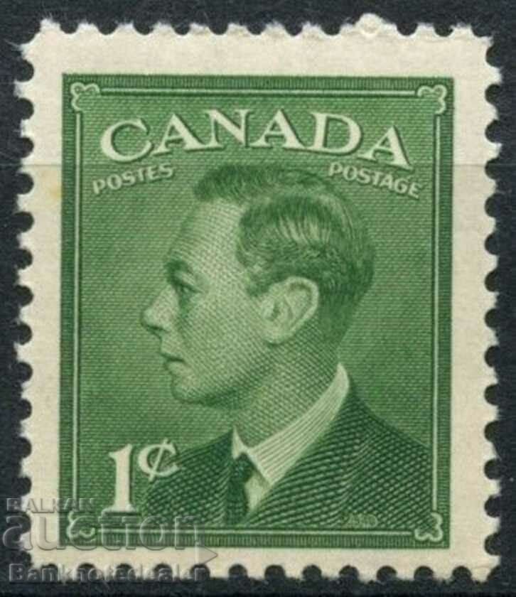 Canada  1c Green 1949-51 MNH NO 2