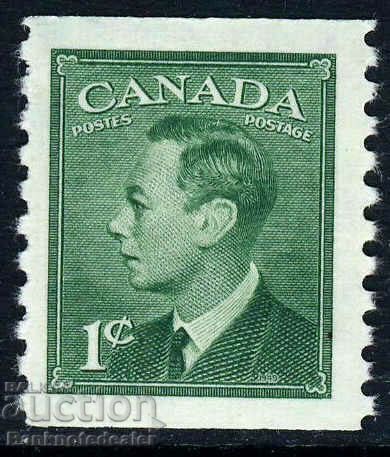 Canada 1c Verde 1949-51 MNH NR 1